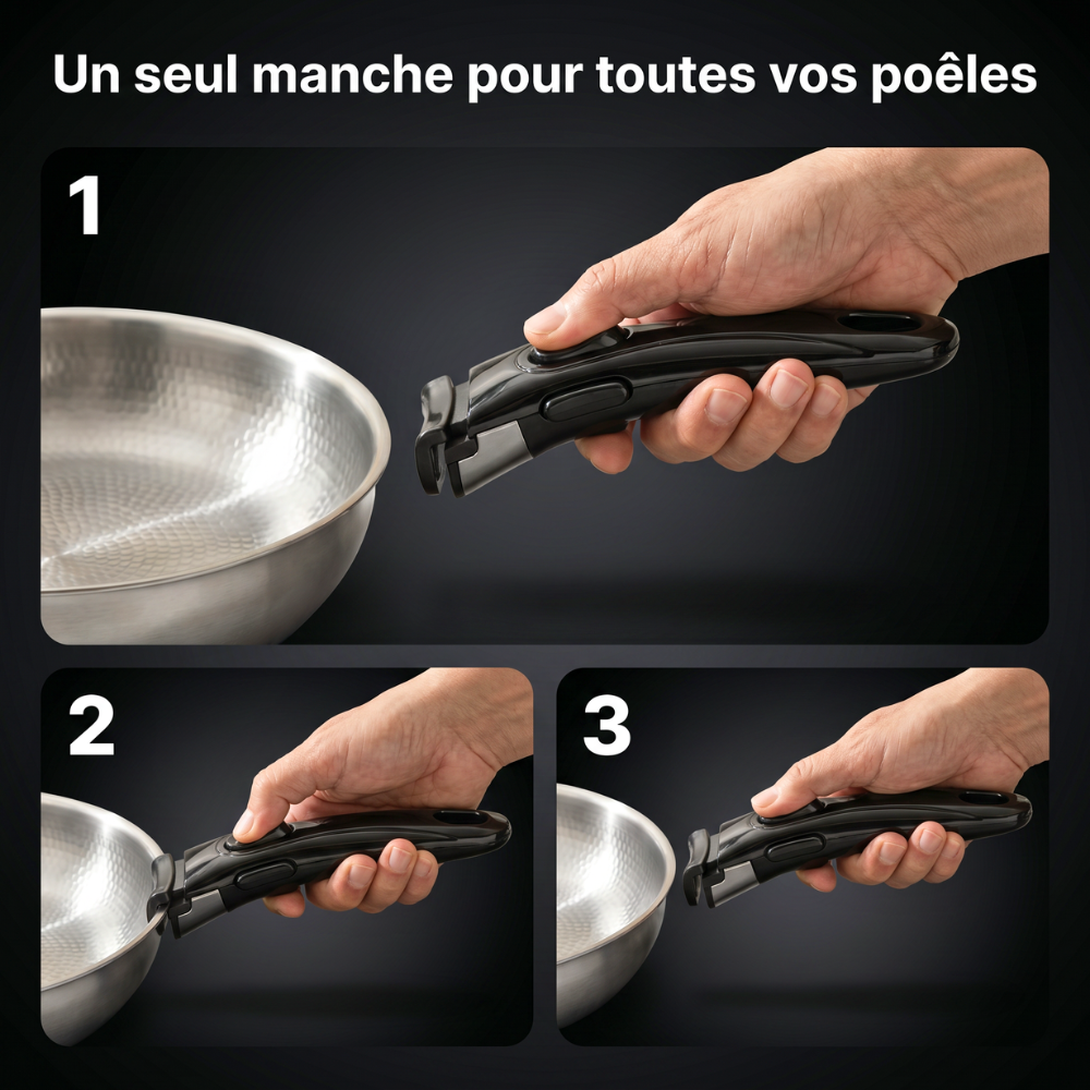 Manche amovible universel