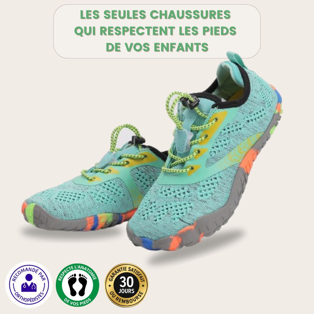 Barefoot Cool Kids - Libère les Pieds, Stimule la croissance et Booste le confort