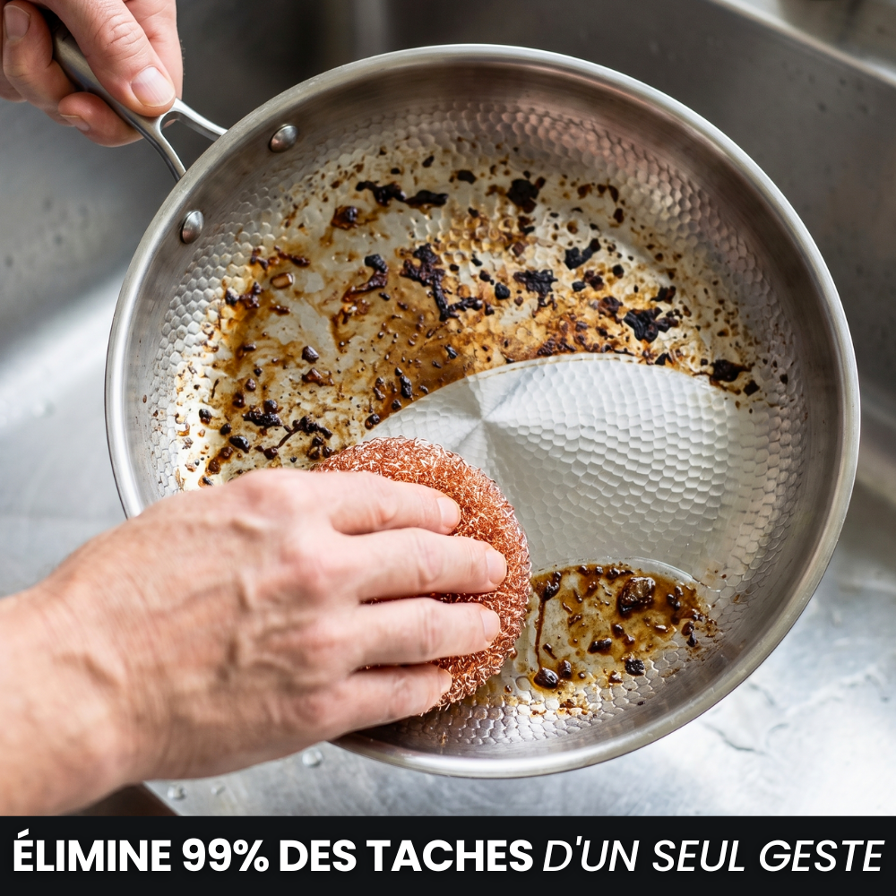 Lot de 2 grattoirs en cuivre pur