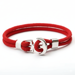 Bracelet Ancre Marin Rouge Noctis