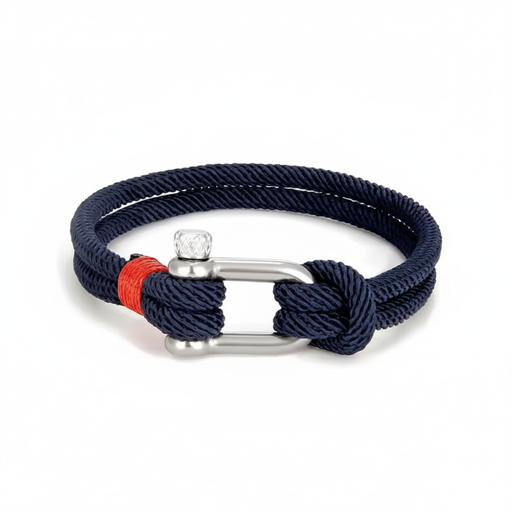 Bracelet Marin Manille Bleu Nuit Altamar