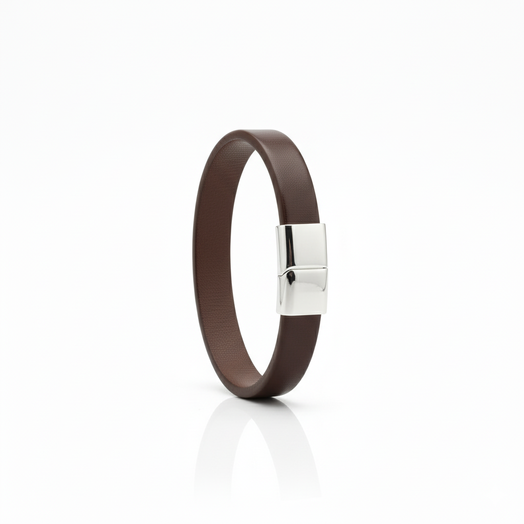 Bracelet en Cuir Marron Oxen