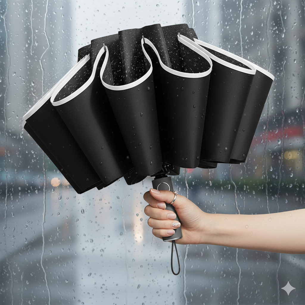 Parapluie Inversé Elegancia - Votre Allié contre la Pluie et le Vent