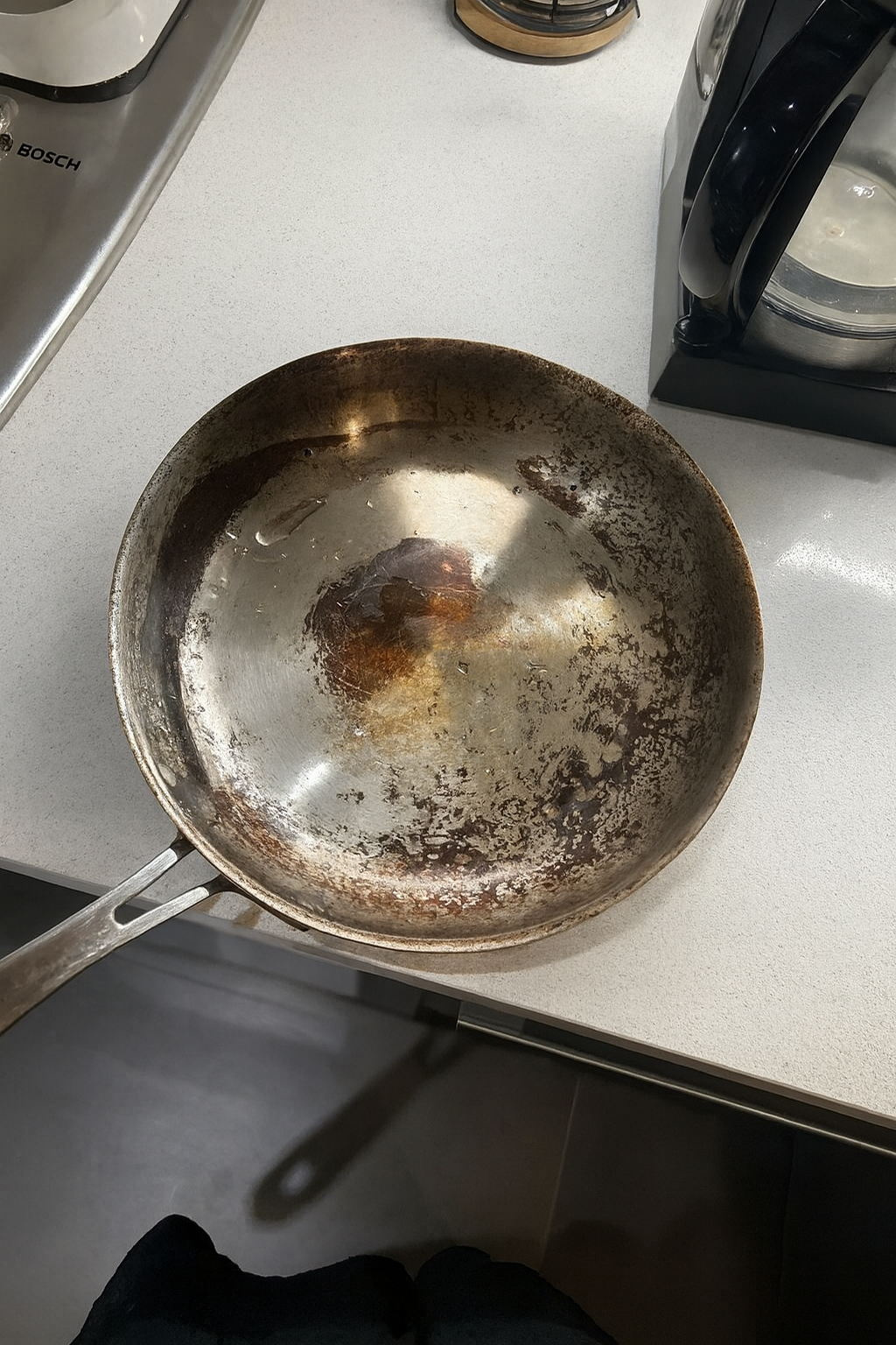 Une surface qui travaille la cuisson
